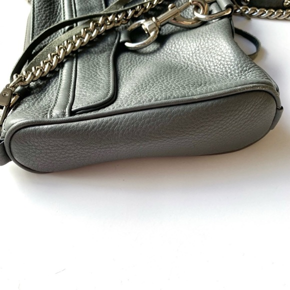 Rebecca Minkoff Gray Mini Mac Crossbody Bag - Picture 8 of 11